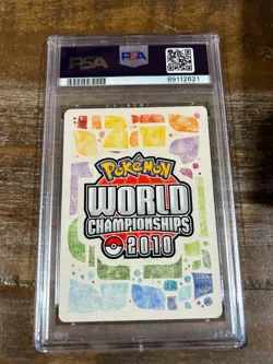 POKEMON 2010 World Championships Luxchomp Spirit LUCARIO GL #8 PSA 7 RARE - Image 2