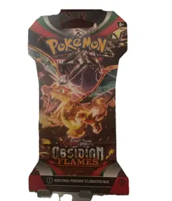 NEW ~ Pokemon Scarlet & Violet Obsidian Flames Sleeved Booster FACTORY SEALED - Image 1