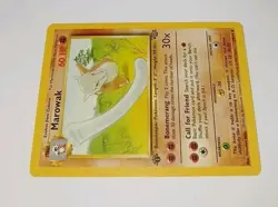1st Edition MAROWAK 39/64 Jungle - Vintage Pokemon NM 🌟 Unplayed Wizards 1999 - Image 2