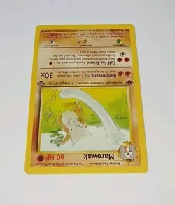 1st Edition MAROWAK 39/64 Jungle - Vintage Pokemon NM 🌟 Unplayed Wizards 1999 - Image 3