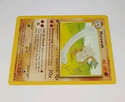 1st Edition MAROWAK 39/64 Jungle - Vintage Pokemon NM 🌟 Unplayed Wizards 1999 - Image 4
