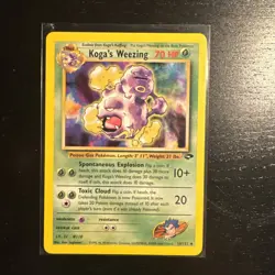 Pokemon TCG Koga's Weezing Gym Challenge 50/132 Regular - Image 1