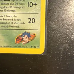 Pokemon TCG Koga's Weezing Gym Challenge 50/132 Regular - Image 4