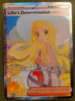 2025 Pokemon Lillie's Determination Special Illustration Rare #184/132 NM - Image 1