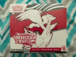 Pokemon TCG Scarlet & Violet White Flare ETB Elite Trainer Box Factory Sealed - Image 1