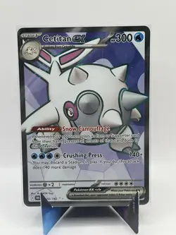 Pokemon TCG Cetitan SV08 Surging Sparks Illustration Rare Holo 180 HP 201/19 - Image 1