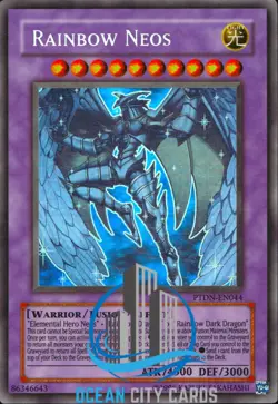 Yugioh Rainbow Neos Ghost Rare PTDN-EN044 Phantom Darkness NM - Image 1