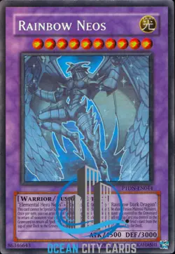 Yugioh Rainbow Neos Ghost Rare PTDN-EN044 Phantom Darkness NM - Image 3