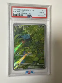 PSA 10 Bulbasaur #166 - Pokemon 151 Illustration - TCG GEM MINT - Image 2