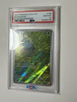 PSA 10 Bulbasaur #166 - Pokemon 151 Illustration - TCG GEM MINT - Image 3