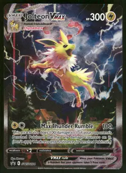 Pokemon Cards Jolteon VMAX SWSH184 SWSH Black Star Promo NM - Image 1