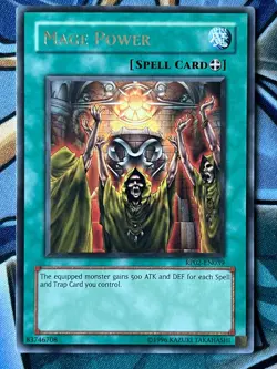 Mage Power RP02-EN039 NM Rare Yugioh card - Image 1
