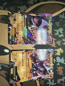 2 Card Lot Aerodactyl EX XY98 & Aerodactyl EX XY97 LP - Image 1
