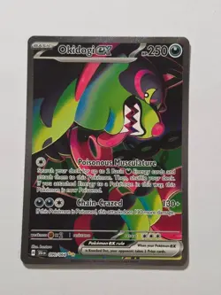 Okidogi EX 090/064 Shrouded Fable SIR Holo Pokemon Card - Near Mint - Image 1