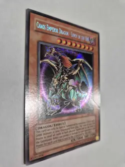 Chaos Emperor Dragon-Envoy Of The End Secret Rare 1st Edition IOC-000 - Image 2