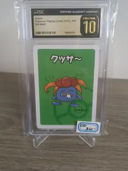 2019 Pokemon Old Maid Gloom Playing Cards Japanese CGC 10 Pristine ✅ GradedGeekz - Image 1