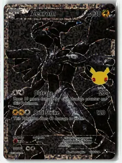 Zekrom ⭐ 114/114 Holo Celebrations: Classic Collection Pokemon NM - Image 1