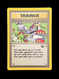 Pokemon TCG Computer Error 16 Black Star Promo WOTC Vintage NM/Mint - Image 1