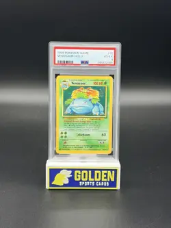 1999 POKEMON VENUSAUR HOLO PSA 4 WOTC TCG - Image 1