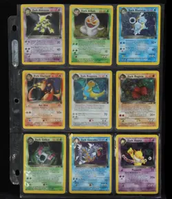 Vintage 1999-2000 WOTC Pokemon Complete Team Rocket 83/82 Card Set NM - Image 1