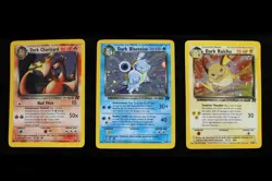 Vintage 1999-2000 WOTC Pokemon Complete Team Rocket 83/82 Card Set NM - Image 4