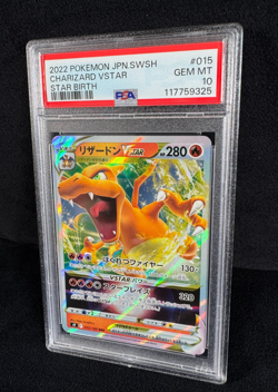 Pokemon Charizard VSTAR Full Art HOLO Star Birth #015 Japanese PSA 10 GEM MINT - Image 5
