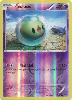 x4 Solosis - 33/124 - Common - Reverse Holo Pokemon XY Fates Collide M/NM Englis - Image 1