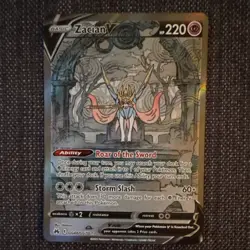 Pokemon Zacian V GG48/GG70 Crown Zenith Galarian Gallery Ultra Rare Holo 220 HP - Image 1