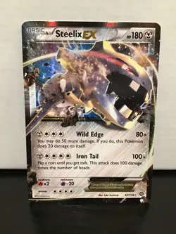 Steelix EX 67/114 Pokemon Steam Siege Holo Ultra Rare - Image 1