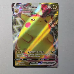 Pokemon Pikachu VMAX Ultra Rare Full Art Holo 044/185 Vivid Voltage Eng 044/185 - Image 1