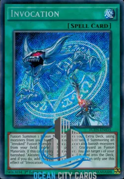 Yugioh FUEN-EN035 Invocation Secret Rare 1st Edition - Image 1