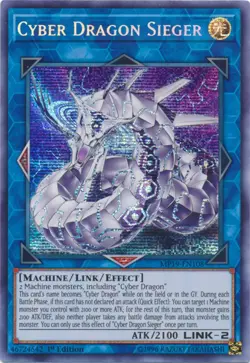 Yugioh! LP Cyber Dragon Sieger - MP19-EN108 - Prismatic Secret Rare - 1st Editio - Image 1