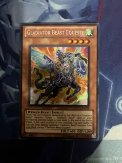 YGO Gladiator Beast Equeste Secret LP Legendary Collection GX LCGX-EN251 - Image 1