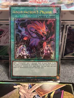 Yu-Gi-Oh! Abomination's Prison 1st Ed. QCRRare - RA02-EN064 NM - Image 1