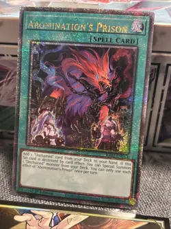 Yu-Gi-Oh! Abomination's Prison 1st Ed. QCRRare - RA02-EN064 NM - Image 2