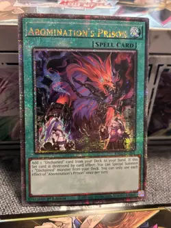 Yu-Gi-Oh! Abomination's Prison 1st Ed. QCRRare - RA02-EN064 NM - Image 4