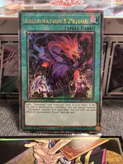 Yu-Gi-Oh! Abomination's Prison 1st Ed. QCRRare - RA02-EN064 NM - Image 5