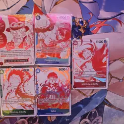 One Piece 3rd Anniversary Treasure Pack Campaign Foil Promo Set of 7 English - Image 3