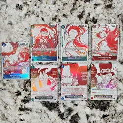 One Piece 3rd Anniversary Treasure Pack Campaign Foil Promo Set of 7 English - Image 4