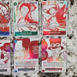 One Piece 3rd Anniversary Treasure Pack Campaign Foil Promo Set of 7 English - Image 5