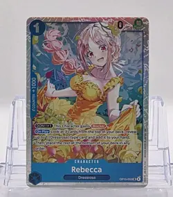 Bandai One Piece CCG Rebecca Dressrosa OP15-053 SR EN - Image 1