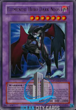 Yugioh Elemental Hero Dark Neos POTD-EN033 Ultra Rare - Image 1