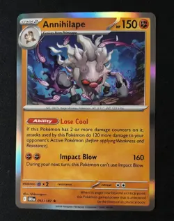 Annihilape Holo 092/182 Pokemon Card Scarlet & Violet Obsidian Flames - Image 1