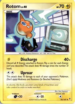 Rotom 82 Supreme Victors Pokemon Card TCG - Image 1