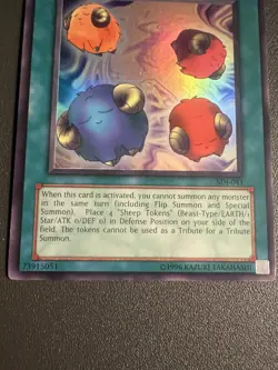 Yugioh Scapegoat SDJ-041 Super Rare HP/Damaged - Image 3