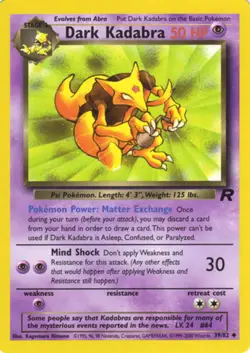 Team Rocket Uncommon Pokemon Card Multi Listing Save 20% When Buying 2 Or More - Image 4