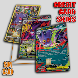 Gengar, Ascended Heroes, Phantasmal Flames SIR | Credit Card Skin/Sticker 3 Pack - Image 1