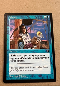 Piracy - Portal Second Age - MTG - Magic the Gathering - Image 1