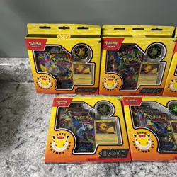 5x Pokemon TCG Pokemon Day 2026 Collection Box Brand New Factory Sealed Pikachu - Image 2