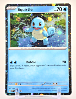 Pokemon TCG Black Star Promo Squirtle 048 (Cosmos Holo) Scarlet & Violet - Image 1